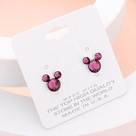 Mouse Character Stud Earrings