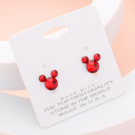 Mouse Character Stud Earrings