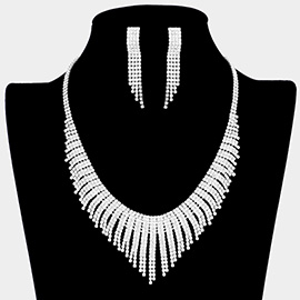 Rhinestone Pave Necklace