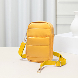 Puffer Rectangle Crossbody Bag