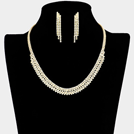 Rhinestone Pave Necklace