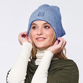 Sequin Embellished Lurex Cuff Beanie Hat