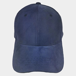 Solid Corduroy Baseball Cap