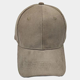 Solid Corduroy Baseball Cap