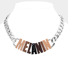 Melanin Message Necklace