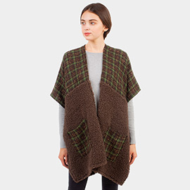 Indian Tribe Pattern Pocket Cape Poncho