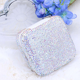 Bling Square Travel Jewelry Organizer Box