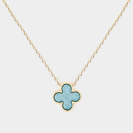 Quatrefoil Pendant Necklace