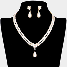 Double Layered Pearl Necklace