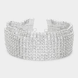 CZ Stone Pave Evening Bracelet