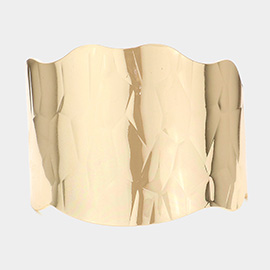 Hammered Metal Cuff Bracelet