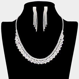 Rhinestone Paved Necklace