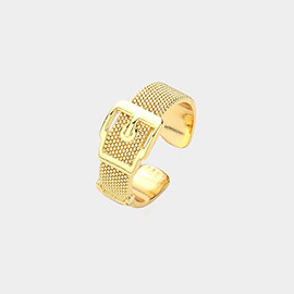 SECRET BOX_Gold Dipped Hypoallergenic Belt Ring