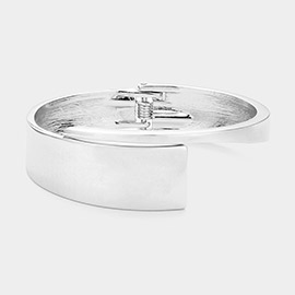 Metal Hinged Bangle Bracelet