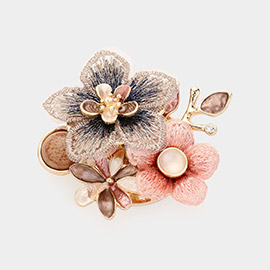 Flower Magnetic Brooch