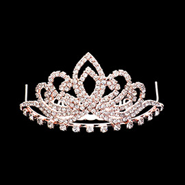 Rhinestone Pave Mini Tiara