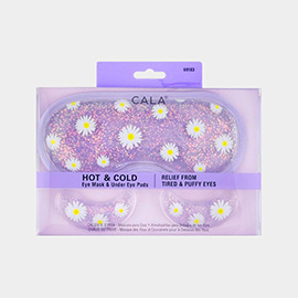 3PCS - Daisy Printed Hot & Cold Eye Mask Set