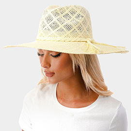 Woven Straw Panama Hat