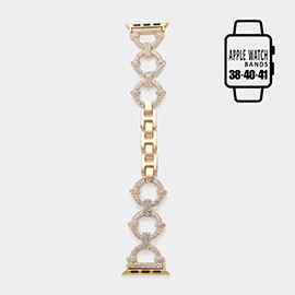 Rhinestone Paved Chain Link Apple Watch Band