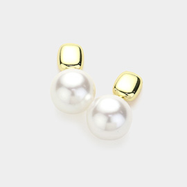 Pearl Pointed Earrings