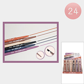 24PCS - 2 in 1 Epic Smoke Eyeliner & Eyebrow Pencil with Blender