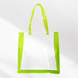 Transparent Tote Bag / Shoulder Bag