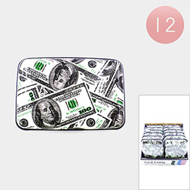 12PCS - Hundred Dollar Bills Printed Card Holders