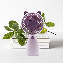 Mini Animal Ear USB Charge Portable Fan