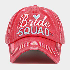 Bride Squad Message Vintage Baseball Cap