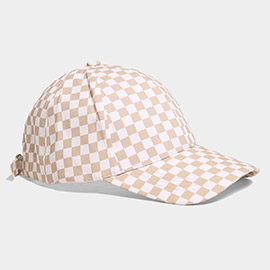 Checkered Baseball Cap