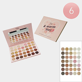 6PCS -  A Warm Hug 35 color Pastel Eye Shadow Palettes