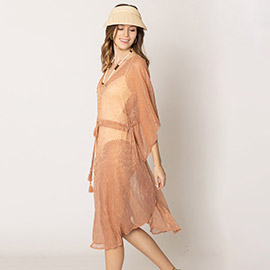 Lurex String Poncho