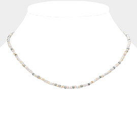 Faceted Beaded Necklace