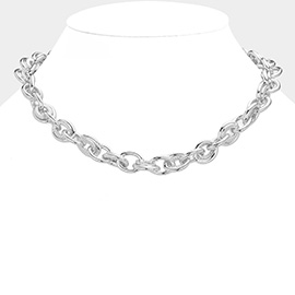 Chunky Metal Chain Necklace