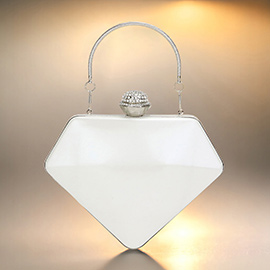 Diamond Shape Evening Clutch Bag