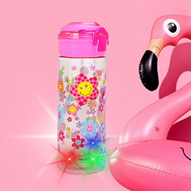 HOT FOCUS - Kids Light Up Groovy Flower Water Bottle