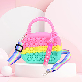 HOT FOCUS - Fun Push Pop Crossbody Beauty Bag