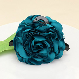 Fabric Flower Hair Claw Clip