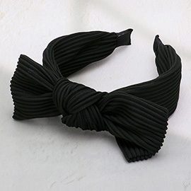 Fabric Knot Bow Headband