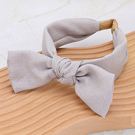 Fabric Knot Bow Headband