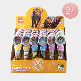 24PCS - Labyrinth Animal World Bubble Wand