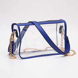 Clear Rectangle Crossbody Bag