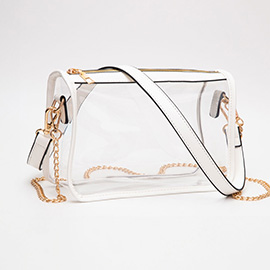 Clear Rectangle Crossbody Bag