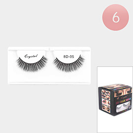 6Pairs - Premium Quality Handmade Faux Mink Eyelashes