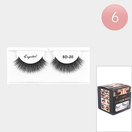 6Pairs - Premium Quality Handmade Faux Mink Eyelashes