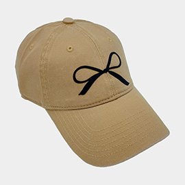 Rubber Bow Baseball Cap