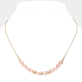 Faceted Beaded Necklace