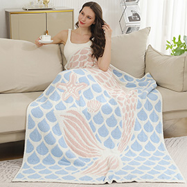 Mermaid Throw Blanket