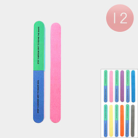 12 SET OF 2 - Nail File Set