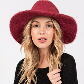 Fuzzy Fedora Hat